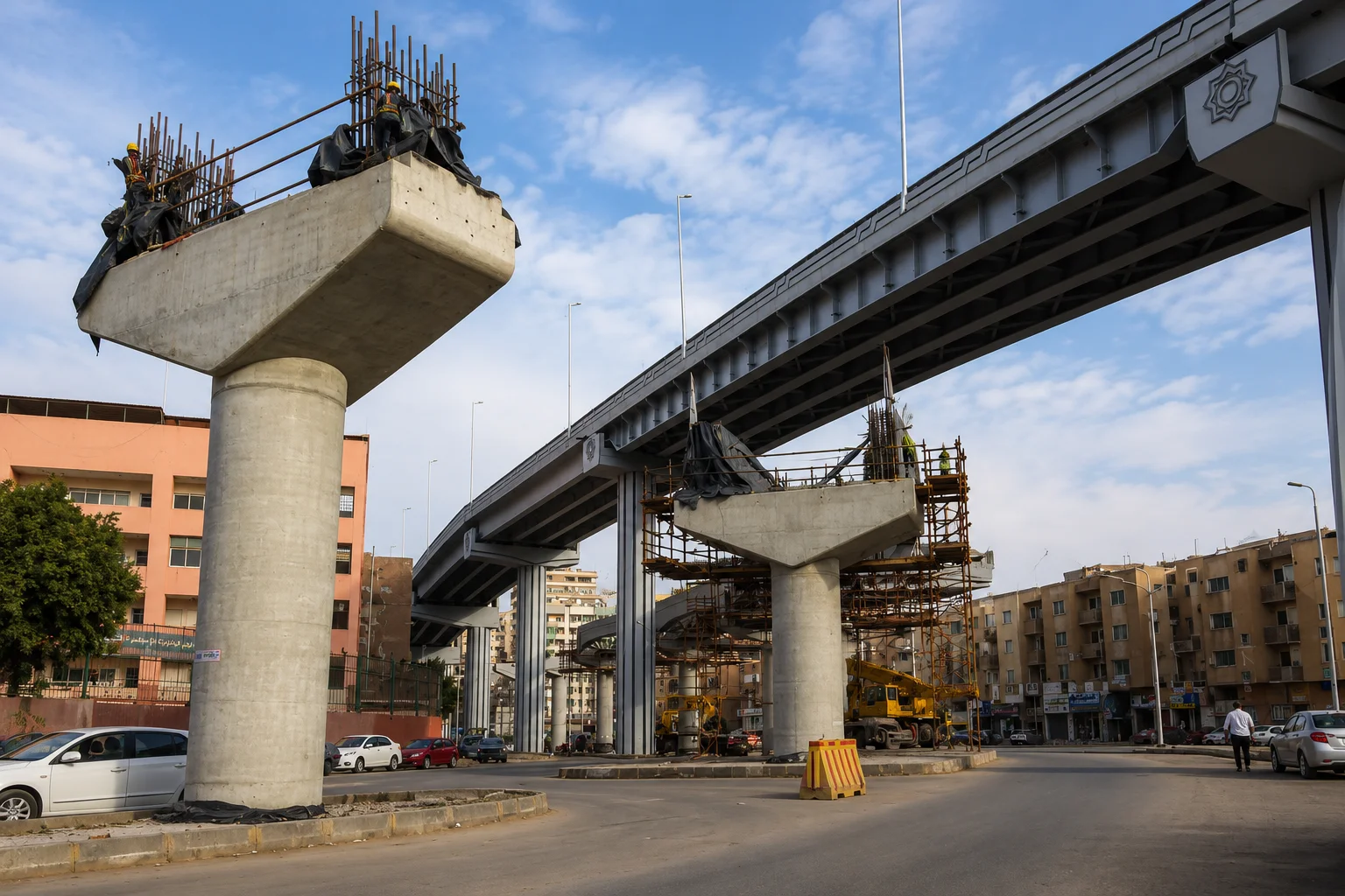 Bridge under construction